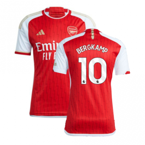 Arsenal 2023-24 Home Shirt (XXLB) (Bergkamp 10) (Excellent) (Excellent)