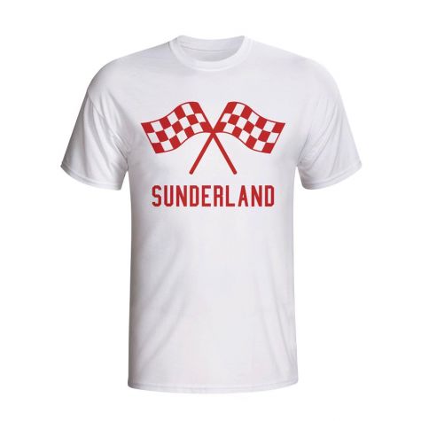 Sunderland Waving Flags T-shirt (white)