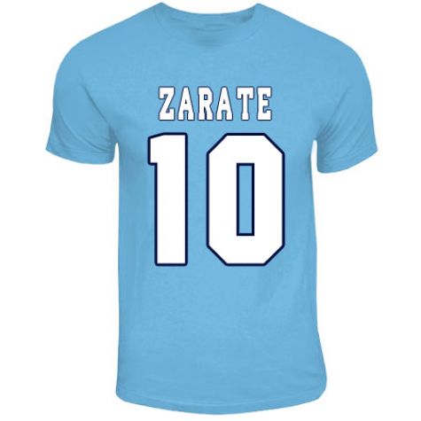 Mauro Zarate Lazio Hero T-shirt (sky Blue)