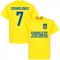 Ukraine Team Yarmolenko 7 T-Shirt - Yellow