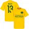 Australia Mooy 13 Team T-Shirt - Yellow