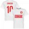 Denmark Eriksen 10 Team T-Shirt - White