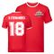 Bruno Fernandes Manchester United Ringer Tee (Red)