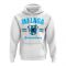Malaga Established Football Hoody (White)