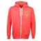 Manchester Reds 1970s Style Retro Zipped Hoodie