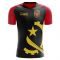 2025-2026 Angola Home Concept Football Shirt - Kids (Long Sleeve)