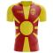 Macedonia 2018-2019 Home Concept Shirt - Kids (Long Sleeve)