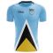 Saint Lucia 2018-2019 Home Concept Shirt - Kids (Long Sleeve)