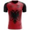 2025-2026 Albania Flag Concept Football Shirt - Kids (Long Sleeve)