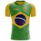 Brazil 2018-2019 Flag Concept Shirt - Womens