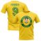 Roberto Firmino Brazil Illustration T-Shirt (Yellow)