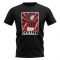 Ruud Gullit ArgenRuud Gullit AC Milan Legend Series T-Shirt (Black)