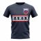 Samoa Core Football Country T-Shirt (Navy)
