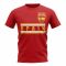 Spain Core Football Country T-Shirt (Red)