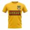Uganda Core Football Country T-Shirt (Yellow)