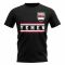 Yemen Core Football Country T-Shirt (Black)