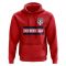 Dominican Republic Core Football Country Hoody (Red)
