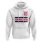 Puerto Rico Core Football Country Hoody (White)