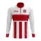 Azerbaijan Concept Football Half Zip Midlayer Top (White-Red)