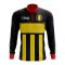Belgium Concept Football Half Zip Midlayer Top (Black-Yellow)