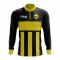 Brunei Concept Football Half Zip Midlayer Top (Black-Yellow)