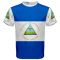 Nicaragua Flag Sublimated Sports Jersey