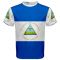 Nicaragua Flag Sublimated Sports Jersey