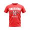 Aberdeen Established Football T-Shirt (Red)