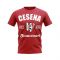 Cesena Established Football T-Shirt (Red)