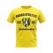 Annan Athletic Established Football T-Shirt (Yellow)