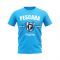 Pescara Established Football T-Shirt (Sky)