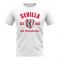 Seville Established Football T-Shirt (White)