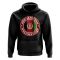 Afghanistan Football Badge Hoodie (Black)