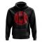 Albania Football Badge Hoodie (Black)