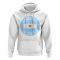 Argentina Football Badge Hoodie (White)