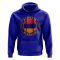 Armenia Football Badge Hoodie (Blue)