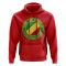 Congo Republic Football Badge Hoodie (Red)