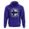 Finland Football Badge Hoodie (Royal)