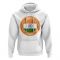 India Football Badge Hoodie (White)