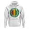 Guinea Football Badge Hoodie (White)