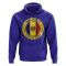 Moldova Football Badge Hoodie (Royal)