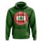 Lebanon Football Badge Hoodie (Green)