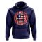 Liberia Football Badge Hoodie (Navy)