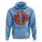 Mongolia Football Badge Hoodie (Sky)