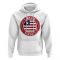 Liberia Football Badge Hoodie (White)