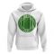 Libya Football Badge Hoodie (White)