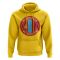 Mongolia Football Badge Hoodie (Yellow)