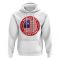 Malaysia Football Badge Hoodie (White)