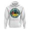 Mozambique Football Badge Hoodie (White)