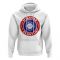 Myanmar Football Badge Hoodie (White)